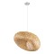 GLOBOSTAR® CARIBBEAN 01723 Boho Κρεμαστό Φωτιστικό Οροφής με Ντουί 1 x E27 AC 220-240V IP20 - Μπεζ - Μ45 x Π45 x Υ24cm