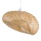 GLOBOSTAR® CARIBBEAN 01723 Boho Κρεμαστό Φωτιστικό Οροφής με Ντουί 1 x E27 AC 220-240V IP20 - Μπεζ - Μ45 x Π45 x Υ24cm
