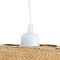GLOBOSTAR® CARIBBEAN 01723 Boho Κρεμαστό Φωτιστικό Οροφής με Ντουί 1 x E27 AC 220-240V IP20 - Μπεζ - Μ45 x Π45 x Υ24cm