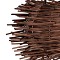 GLOBOSTAR® MINORCA 01732 Boho Κρεμαστό Φωτιστικό Οροφής με Ντουί 1 x E27 AC 220-240V IP20 - Καφέ - Μ30 x Π30 x Υ18cm