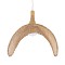 GLOBOSTAR® CUBA 01767 Boho Κρεμαστό Φωτιστικό Οροφής με Ντουί 1 x E27 AC 220-240V IP20 - Μπεζ - Μ80 x Π80 x Υ49cm