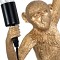 GLOBOSTAR® APES 01806 Μοντέρνο Φωτιστικό Τοίχου - Απλίκα με Ντουί 1 x E27 AC 220-240V IP20 - Χρυσό & Μαύρο - Μ34 x Π31 x Υ61cm