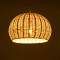 GLOBOSTAR® RAITO 01824 Boho Κρεμαστό Φωτιστικό Οροφής με Ντουί 1 x E27 AC 220-240V IP20 - Μπεζ - Μ40 x Π40 x Υ25cm