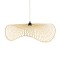 GLOBOSTAR® MELEMELE 01841 Boho Κρεμαστό Φωτιστικό Οροφής με Ντουί 1 x E27 AC 220-240V IP20 - Μπεζ - Μ75 x Π75 x Υ10cm