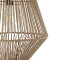 GLOBOSTAR® CAYMAN 01853 Boho Κρεμαστό Φωτιστικό Οροφής με Ντουί 1 x E27 AC 220-240V IP20 - Μπεζ - Μ40 x Π40 x Υ60cm