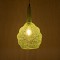 GLOBOSTAR® KENTUCKY 01882 Vintage Κρεμαστό Φωτιστικό Οροφής με Ντουί 1 x E27 AC 220-240V IP20 - Τιρκουάζ - Μ30 x Π30 x Υ50cm