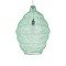 GLOBOSTAR® KENTUCKY 01900 Vintage Κρεμαστό Φωτιστικό Οροφής με Ντουί 1 x E27 AC 220-240V IP20 - Τιρκουάζ - Μ40 x Π40 x Y60cm