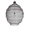 GLOBOSTAR® KENTUCKY 01902 Vintage Κρεμαστό Φωτιστικό Οροφής με Ντουί 1 x E27 AC 220-240V IP20 - Καφέ - Μ80 x Π80 x Y110cm