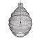 GLOBOSTAR® KENTUCKY 01902 Vintage Κρεμαστό Φωτιστικό Οροφής με Ντουί 1 x E27 AC 220-240V IP20 - Καφέ - Μ80 x Π80 x Y110cm