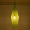 GLOBOSTAR® KENTUCKY 01909 Vintage Κρεμαστό Φωτιστικό Οροφής με Ντουί 1 x E27 AC 220-240V IP20 - Τιρκουάζ - Μ30 x Π30 x Y105cm