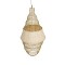 GLOBOSTAR® KENTUCKY 01910 Vintage Κρεμαστό Φωτιστικό Οροφής με Ντουί 1 x E27 AC 220-240V IP20 - Μπεζ - Μ40 x Π40 x Υ80cm