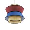 GLOBOSTAR® SAIGE 01919 Boho Κρεμαστό Φωτιστικό Οροφής με Ντουί 1 x E27 AC 220-240V IP20 - Πολύχρωμο - Μ50 x Π50 x Υ43cm
