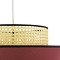 GLOBOSTAR® SAIGE 01919 Boho Κρεμαστό Φωτιστικό Οροφής με Ντουί 1 x E27 AC 220-240V IP20 - Πολύχρωμο - Μ50 x Π50 x Υ43cm