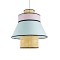 GLOBOSTAR® SAIGE 01920 Boho Κρεμαστό Φωτιστικό Οροφής με Ντουί 1 x E27 AC 220-240V IP20 - Πολύχρωμο - Μ50 x Π50 x Υ54cm