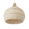 GLOBOSTAR® SANTACRUZ 01951 Boho Κρεμαστό Φωτιστικό Οροφής με Ντουί 1 x E27 AC 220-240V IP20 - Μπεζ & Καφέ - Μ60 x Π60 x Υ60cm