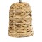 GLOBOSTAR® HOLOKAI 01960 Boho Επιτραπέζιο Φωτιστικό Πορτατίφ με Ντουί 1 x E27 AC 220-240V IP20 - Μπεζ & Λευκό - Μ23 x Π23 x Υ40cm
