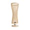GLOBOSTAR® ROWAN 01994 Boho Επιτραπέζιο Φωτιστικό Πορτατίφ με Ντουί 1 x E27 AC 220-240V IP20 - Μπεζ - Μ17 x Π17 x Υ42cm