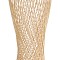 GLOBOSTAR® ROWAN 01994 Boho Επιτραπέζιο Φωτιστικό Πορτατίφ με Ντουί 1 x E27 AC 220-240V IP20 - Μπεζ - Μ17 x Π17 x Υ42cm