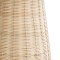 GloboStar® BOLSON 02012 Boho Επιδαπέδιο Φωτιστικό Μονόφωτο 1 x E27 IP20 Μπεζ Ξύλο με Λευκό Μέταλλο - Μ30 x Π30 x Υ70cm