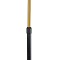 GLOBOSTAR® CORDELIA 02024 Μοντέρνο Επιδαπέδιο Φωτιστικό με Ντουί 1 x E27 AC 220-240V IP20 - Μαύρο & Χρυσό - Μ30 x Π38 x Υ180cm