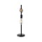 GLOBOSTAR® MINDELO 02032 Μοντέρνο Επιτραπέζιο Φωτιστικό Πορτατίφ με Ντουί 1 x E27 AC 220-240V IP20 - Μαύρο & Μπεζ - Μ25 x Π15 x Υ60cm
