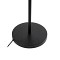 GloboStar® MINDELO 02034 Μοντέρνο Επιδαπέδιο Φωτιστικό Μονόφωτο 2 x E27 IP20 Μαύρο Μέταλλο με Μπεζ Ξύλο - Μ40 x Π24 x Υ175cm