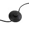 GloboStar® MINDELO 02034 Μοντέρνο Επιδαπέδιο Φωτιστικό Μονόφωτο 2 x E27 IP20 Μαύρο Μέταλλο με Μπεζ Ξύλο - Μ40 x Π24 x Υ175cm
