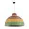 GLOBOSTAR® CABALLEROS 02054 Boho Κρεμαστό Φωτιστικό Οροφής με Ντουί 1 x E27 AC 220-240V IP20 - Πολύχρωμο - Μ70 x Π70 x Υ48cm