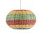 GLOBOSTAR® CABALLEROS 02055 Boho Κρεμαστό Φωτιστικό Οροφής με Ντουί 1 x E27 AC 220-240V IP20 - Πολύχρωμο - Μ40 x Π40 x Υ25cm