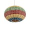 GLOBOSTAR® CABALLEROS 02055 Boho Κρεμαστό Φωτιστικό Οροφής με Ντουί 1 x E27 AC 220-240V IP20 - Πολύχρωμο - Μ40 x Π40 x Υ25cm