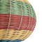 GLOBOSTAR® CABALLEROS 02055 Boho Κρεμαστό Φωτιστικό Οροφής με Ντουί 1 x E27 AC 220-240V IP20 - Πολύχρωμο - Μ40 x Π40 x Υ25cm