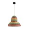 GLOBOSTAR® CABALLEROS 02057 Boho Κρεμαστό Φωτιστικό Οροφής με Ντουί 1 x E27 AC 220-240V IP20 - Πολύχρωμο - Μ40 x Π40 x Υ30cm