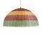 GLOBOSTAR® CABALLEROS 02061 Boho Κρεμαστό Φωτιστικό Οροφής με Ντουί 1 x E27 AC 220-240V IP20 - Πολύχρωμο - Μ70 x Π70 x Υ34cm