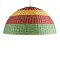 GLOBOSTAR® CABALLEROS 02062 Boho Κρεμαστό Φωτιστικό Οροφής με Ντουί 1 x E27 AC 220-240V IP20 - Πολύχρωμο - Μ100 x Π100 x Υ53cm