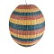 GLOBOSTAR® CABALLEROS 02066 Boho Κρεμαστό Φωτιστικό Οροφής με Ντουί 1 x E27 AC 220-240V IP20 - Πολύχρωμο - Μ70 x Π70 x Υ80cm