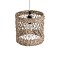 GLOBOSTAR® ECUADOR 02120 Boho Κρεμαστό Φωτιστικό Οροφής με Ντουί 1 x E27 AC 220-240V IP20 - Μπεζ - Μ20 x Π20 x Υ20cm