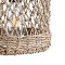 GLOBOSTAR® ECUADOR 02120 Boho Κρεμαστό Φωτιστικό Οροφής με Ντουί 1 x E27 AC 220-240V IP20 - Μπεζ - Μ20 x Π20 x Υ20cm