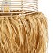 GLOBOSTAR® BASSETERRE 02162 Boho Κρεμαστό Φωτιστικό Οροφής με Ντουί 1 x E27 AC 220-240V IP20 - Μπεζ - Μ35 x Π35 x Υ60cm