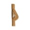 GLOBOSTAR® MIHIRO 02174 Boho Φωτιστικό Τοίχου - Απλίκα με Ντουί 1 x E27 AC 220-240V IP20 - Μπεζ - Μ25 x Π13 x Υ40cm