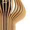 GLOBOSTAR® MIHIRO 02174 Boho Φωτιστικό Τοίχου - Απλίκα με Ντουί 1 x E27 AC 220-240V IP20 - Μπεζ - Μ25 x Π13 x Υ40cm