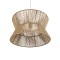 GLOBOSTAR® BISBEE 02204 Boho Κρεμαστό Φωτιστικό Οροφής με Ντουί 1 x E27 AC 220-240V IP20 - Μπεζ - Μ50 x Π50 x Υ28cm