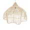 GLOBOSTAR® ADEJE 02211 Boho Κρεμαστό Φωτιστικό Οροφής με Ντουί 1 x E27 AC 220-240V IP20 - Μπεζ - Μ80 x Π80 x Υ55cm