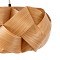 GLOBOSTAR® SARDIGNA 02217 Boho Κρεμαστό Φωτιστικό Οροφής με Ντουί 1 x E27 AC 220-240V IP20 - Καφέ - Μ40 x Π40 x Υ20cm