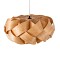 GLOBOSTAR® SARDIGNA 02218 Boho Κρεμαστό Φωτιστικό Οροφής με Ντουί 1 x E27 AC 220-240V IP20 - Καφέ - Μ60 x Π60 x Υ30cm