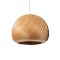 GLOBOSTAR® KAILANI 02243 Boho Κρεμαστό Φωτιστικό Οροφής με Ντουί 1 x E27 AC 220-240V IP20 - Καφέ - Μ40 x Π40 x Υ30cm