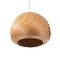 GLOBOSTAR® KAILANI 02243 Boho Κρεμαστό Φωτιστικό Οροφής με Ντουί 1 x E27 AC 220-240V IP20 - Καφέ - Μ40 x Π40 x Υ30cm