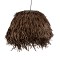 GLOBOSTAR® GUADELOUPE 02294 Boho Κρεμαστό Φωτιστικό Οροφής με Ντουί 1 x E27 AC 220-240V IP20 - Καφέ - Μ80 x Π80 x Υ60cm