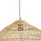 GLOBOSTAR® KAIA 02348 Boho Κρεμαστό Φωτιστικό Οροφής με Ντουί 1 x E27 AC 220-240V IP20 - Μπεζ - Μ100 x Π100 x Υ30cm