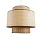 GLOBOSTAR® BRAVADO 02387 Boho Κρεμαστό Φωτιστικό Οροφής με Ντουί 1 x E27 AC 220-240V IP20 - Μπεζ - Μ70 x Π70 x Υ58cm