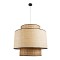 GLOBOSTAR® BRAVADO 02387 Boho Κρεμαστό Φωτιστικό Οροφής με Ντουί 1 x E27 AC 220-240V IP20 - Μπεζ - Μ70 x Π70 x Υ58cm